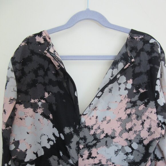 NWOT Mac & Jac Long Sleeve Blouse -  Elegant Bow Tie Knot - Back Zipper - Size M - Picture 8 of 12